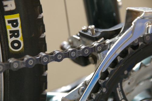 掃除後の自転車チェーン 自転車チェーン掃除後_2