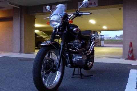 W650用エアロバイザー3