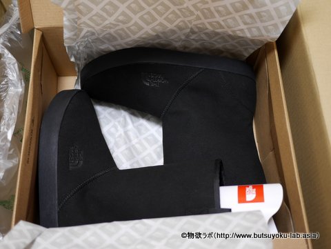 ノースフェース ウィンター キャンプ ブーティー２の箱の中の状態画像