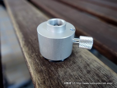 ガス詰め替えアダプター（ガスをCB缶→OD缶ｍに詰め替え）